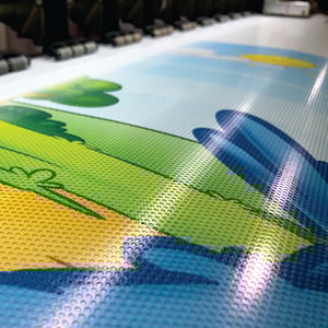 Adesivo Perfurado 73cm