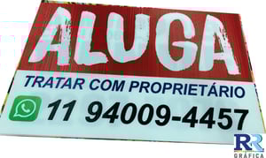 Placa Imobiliaria