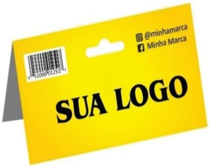 Solapa Solapas em Cartão 250gr 9x10cm 4x0  Vinco e furos 