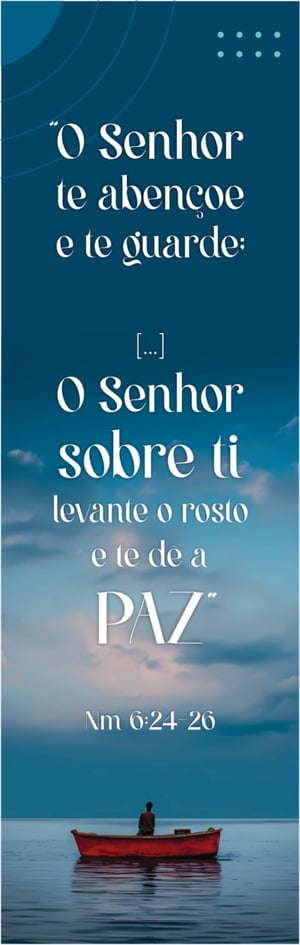 Marca Página Cartão 250gr 5x18cm 4x0 Verniz UV total frente  