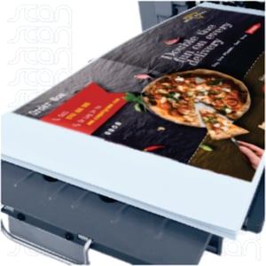 Papel Adesivo - Folha Impressão Laser Papel Adesivo 31x46cm 4x0 cores Colacril Laminação BOPP - sem refile 