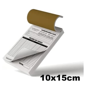 Papelaria Papel Offset 75g 10,5x14,8 4x0 sem revestimento Colado na cabeça Blocos com 100 folhas