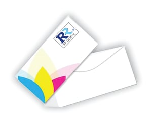 Envelope Ofício  22,8x11,5cm Offset 90gr 22,8x11,5cm 4x0 cor  Corte e Colagem 