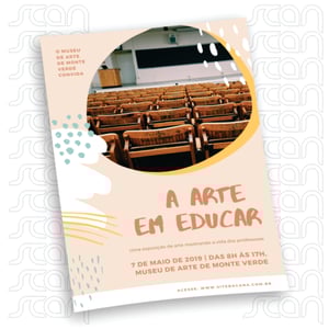 Cartaz 115g Folha Couchê 31x45cm 4x0 cores CMYK Impressão Laser Sem refile 