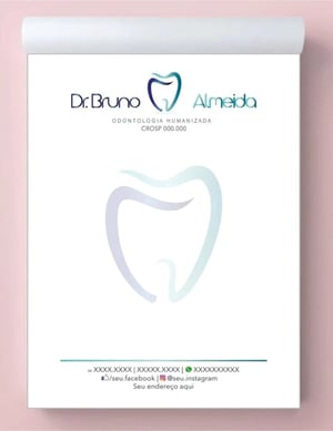 Receituário 14x21cm Papel Offset 90g 14x21cm 4x0 cor Impressão tinta Pigmentada Refile e cola 