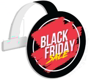 WOBBLER 2 Ps 0,5 mm 30X15cm 4X0 Impressão Fosca UV Corte completo - Redondo 