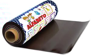 Manta magnética adesivada