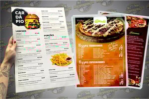 Cardapio Plastificado      