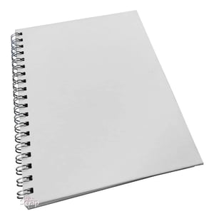 Agenda personalizada Capa dura, encadernação wire-o.     