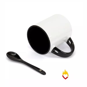 Caneca C/ Colher Reta - 325ml