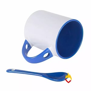 Caneca C/ Colher Reta - 325ml