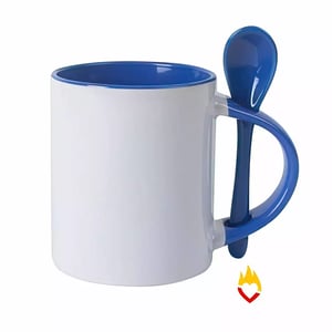 Caneca C/ Colher Reta - 325ml