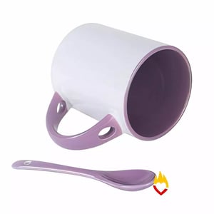Caneca C/ Colher Reta - 325ml