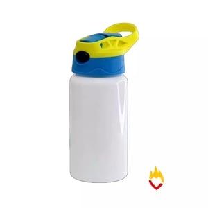 Garrafa de Inox - 350ml - Kids - Térmica - Parede Dupla - Tampa Automática