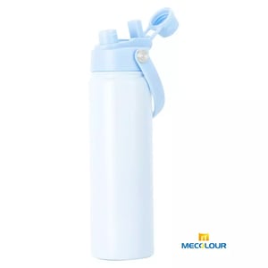 Garrafa de Inox - 650ml - Tomy - Térmica - Tampa Bico Duplo - Alça Silicone
