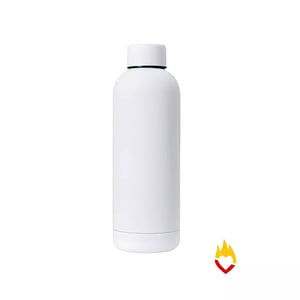 Garrafa Inox Classic - 500ml - Tampa Plana - Parede Dupla - Térmica