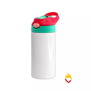 Garrafa de Inox - 350ml - Kids - Térmica - Parede Dupla - Tampa Automática