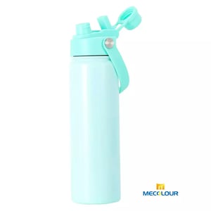 Garrafa de Inox - 650ml - Tomy - Térmica - Tampa Bico Duplo - Alça Silicone