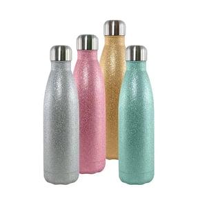 Garrafa de Inox Glitter - Cola - 500ml - Térmica      