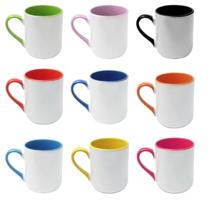 Caneca - Interior e Alça - Imperial - 325ml Cerâmica     