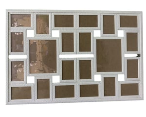 MOLDURA - MONTAGEM ACETATO 20 FOTOS 10X15CM E 2 FOTOS 20X25      