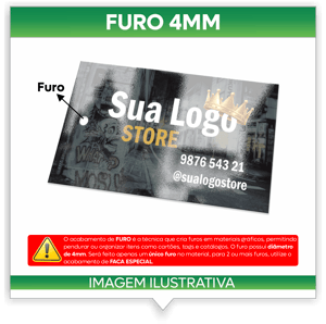 Cartão de Visita 4X1