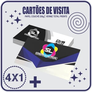 Cartão de Visita 4X1