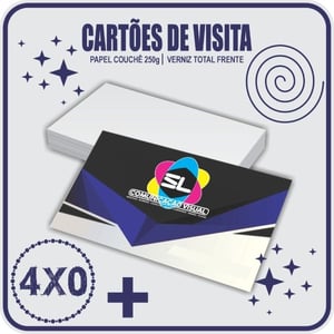 Cartão de visita 4X0