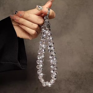 cordão de celular pedras cristal luxo      