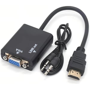 Adaptador HDMI - VGA / cabo conversor HD      
