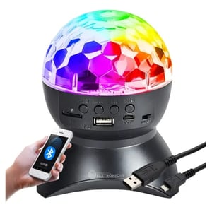 Caixa de som bola de LED      