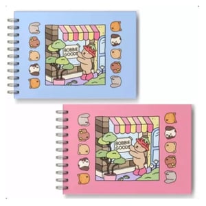 caderno de pintura bobbie goods      