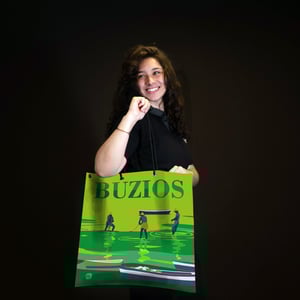 Bolsa  - Design Exclusivo - Pescadores e Canoas - Búzios