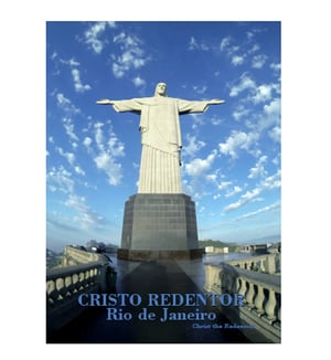 Poster com borda espelhada - Redentor - para montar
