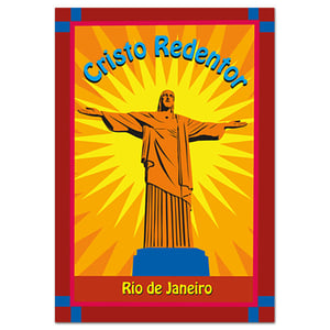 EM BREVE! Poster com Borda Espelhada - Vinho - Para Montar*