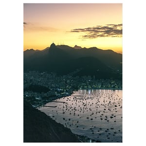 Poster com Borda Espelhada - Botafogo - Para Montar*