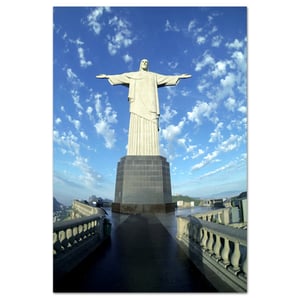 EM BREVE! Poster com borda espelhada - Redentor - para montar