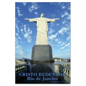 EM BREVE! Poster com borda espelhada - Redentor - para montar