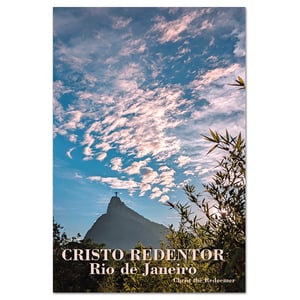 EM BREVE! AGUARDEM! Poster com Borda Espelhada - Nuvem Rosa - Para montar