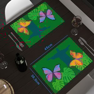 Lindo Jogo Americano - Borboletas