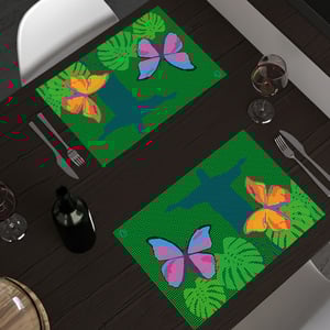 Lindo Jogo Americano - Borboletas