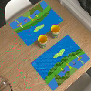 Divetido Jogo Americano  - Para as Crianças