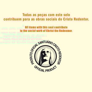 Lindo Jogo Americano Cristo Redentor - Madeira Clara