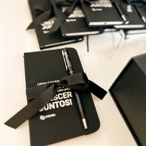 Kit Caderneta e Caneta para presente