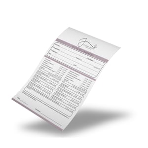 Bloco Ficha Anamnese A4 21x29cm com 50 folhas      
