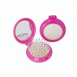 Escova com Espelho Redonda