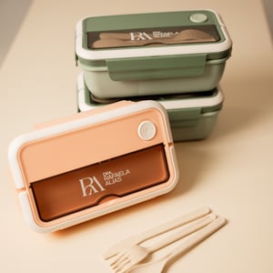 Marmita Hermética 1L com 3 talheres