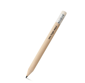 Mini Lápis Nature com Borracha      