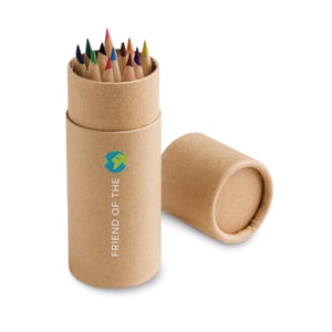 Kit Lápis de Colorir Kraft      