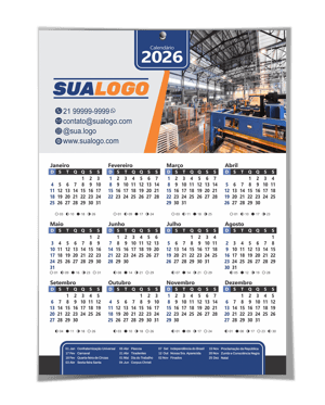 Calendário de Parede